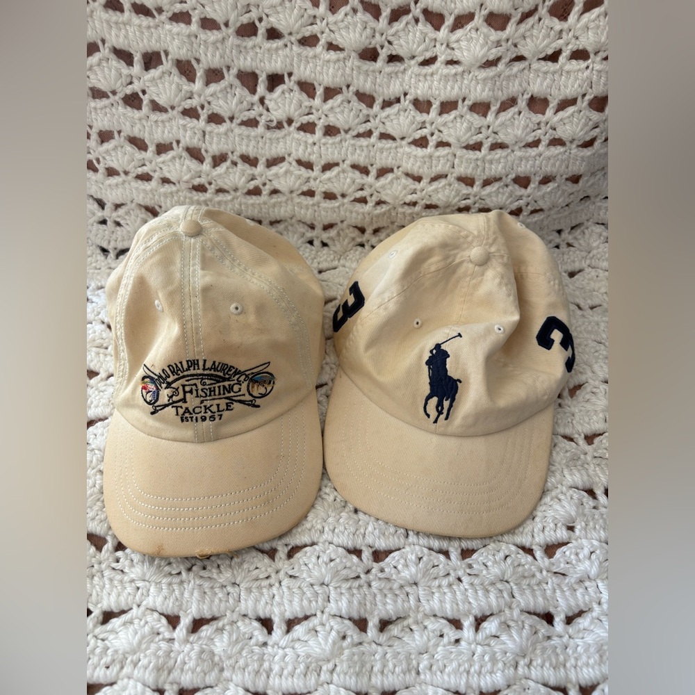 Vintage polo Ralph Lauren co 90s baseball caps